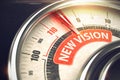 New Vision - Business or Marketing Mode Concept. 3D. Royalty Free Stock Photo