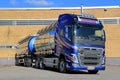 New Volvo FH Tank Truck by a Warehouse