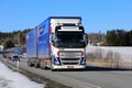 New Volvo FH Truck Transports Freight