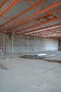 New Warehouse Facility Construction Royalty Free Stock Photo