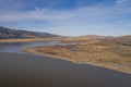 NEW WASHOE CITY, NEVADA, UNITED STATES - Dec 24, 2020: Washoe Lake and New Washoe City Royalty Free Stock Photo