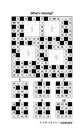 New way to play with crossword puzzles: Find the missing fragments.