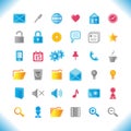 New web-icons. Royalty Free Stock Photo