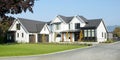 Farmhouse White Black Rural Home House Residence Exterior Double Garage