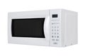 New white microwave oven isolated on white background Royalty Free Stock Photo