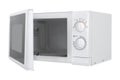 New white microwave oven isolated on white background Royalty Free Stock Photo