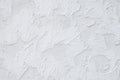 New white painted plaster om wall Royalty Free Stock Photo