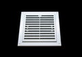 New white square plastic ventilation grille Royalty Free Stock Photo