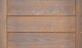 New wood background texture of stained natural wood boards. Dark surface with antique wood pattern. Vintage wooden table