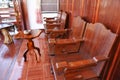 New Wood Chair Thailand Set Royalty Free Stock Photo