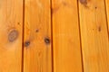 A new wood polished natural texture background. Surface of wooden house Royalty Free Stock Photo