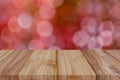 New wooden and bokeh