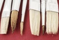 New Wooden Different Paintbrush Texture Royalty Free Stock Photo