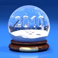 The new year 2010 Royalty Free Stock Photo