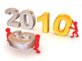 New Year. 2010 Royalty Free Stock Photo