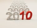 New Year 2010 Royalty Free Stock Photo
