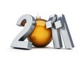 New year 2011 Royalty Free Stock Photo