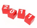 The new year 2011 Royalty Free Stock Photo