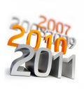 New year 2011 backgrounds Royalty Free Stock Photo