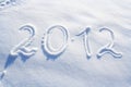 New year 2012 Royalty Free Stock Photo
