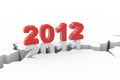 New year 2012. Royalty Free Stock Photo