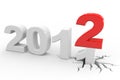 New year 2012. Royalty Free Stock Photo