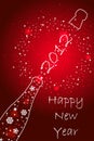 New year 2012 card Royalty Free Stock Photo