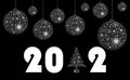 New year 2012 logo Royalty Free Stock Photo