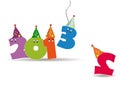 New Year 2013 Royalty Free Stock Photo
