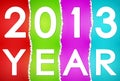 New year 2013 card