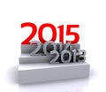 New year 2015 Royalty Free Stock Photo