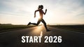 New year 2026 or start straight concept. Royalty Free Stock Photo