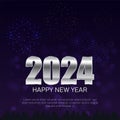 Happy New Year 2024 is the joyous celebration