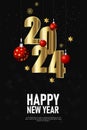 Happy New Year 2024 is the joyous celebration