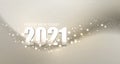 2021 New Year Abstract shiny color gold light design element Royalty Free Stock Photo