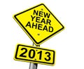 New Year Ahead 2013 Royalty Free Stock Photo