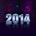 New 2014 year background Royalty Free Stock Photo