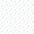 seamless new year pattern and background vector illustration