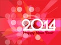 New year 2014 background. Vector illustration