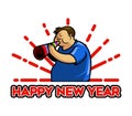 New Year Boy Royalty Free Stock Photo