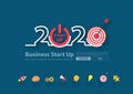 2020 new year business start up plan, marketing strategy target market ideas concept
