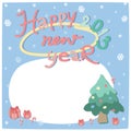 New year card 2013 Royalty Free Stock Photo