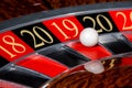 New Year 2019 casino roulette wheel lucky red sector eighteen 19