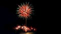 New year celebrate with fireworks lighting as background texture