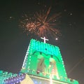 New year celebration in Church