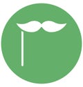 Handlebar moustache Vector icon which can be easily modified or edit Royalty Free Stock Photo