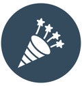 Confetti Vector icon which can be easily modified or edit Royalty Free Stock Photo