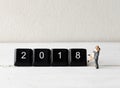 2018 new year celebration concept Royalty Free Stock Photo