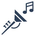 Tuba Vector icon which can be easily modified or edit Royalty Free Stock Photo