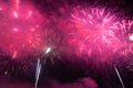 New year celebration or 4th July background photo. Fireworks Royalty Free Stock Photo